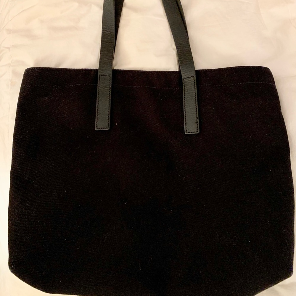 Everlane black canvas tote